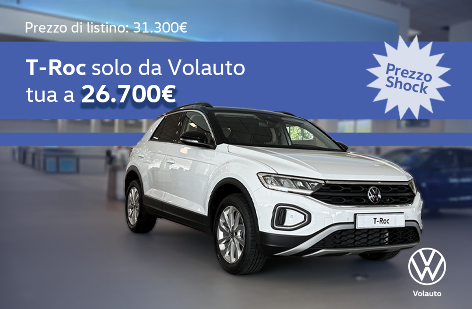 GuidiCar Srl - Promozione Nuovo T-Roc da Volauto