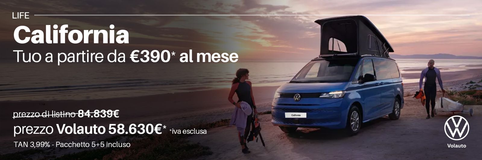 Guidicar - Promo Volkswagen California da Volauto