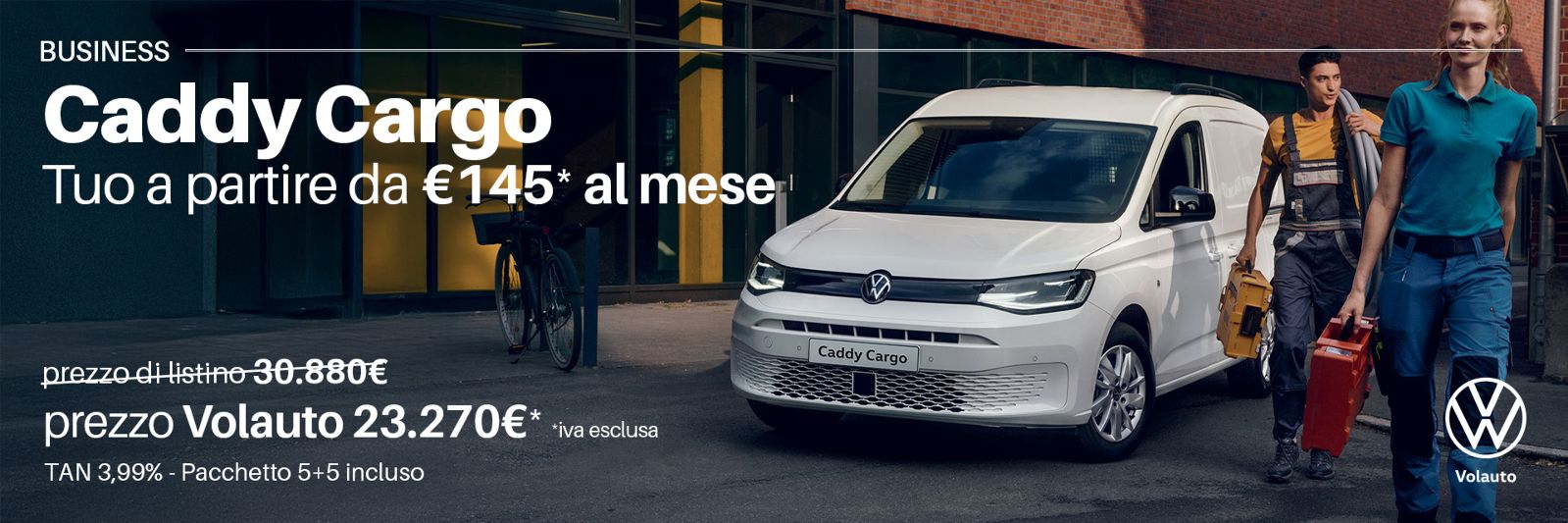 Guidicar - Promo Caddy Cargo da Volauto 