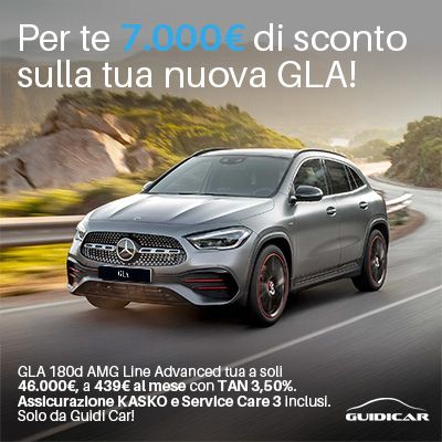 Guidicar - Promozione GLA AMG Line Advanced