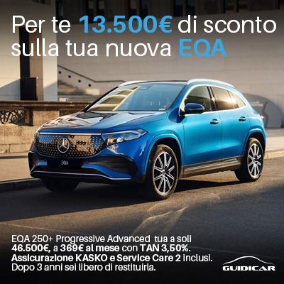 Guidicar - Promozione EQA 250+ Sconto Guidicar