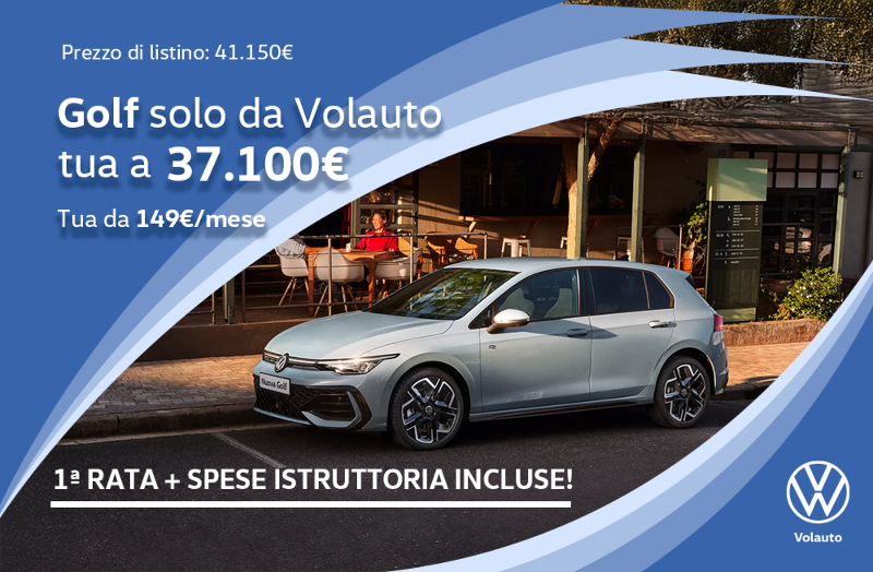 GuidiCar - Promozione Nuova Golf da Volauto