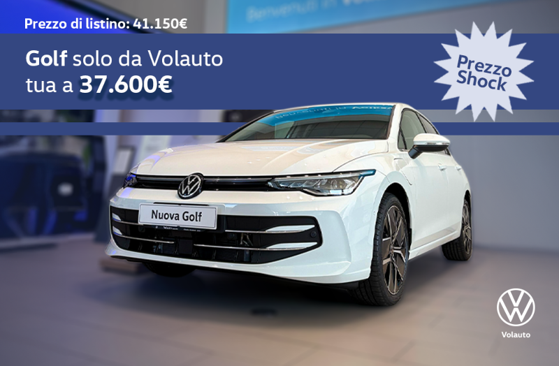 GuidiCar - Promozione Nuova Golf da Volauto