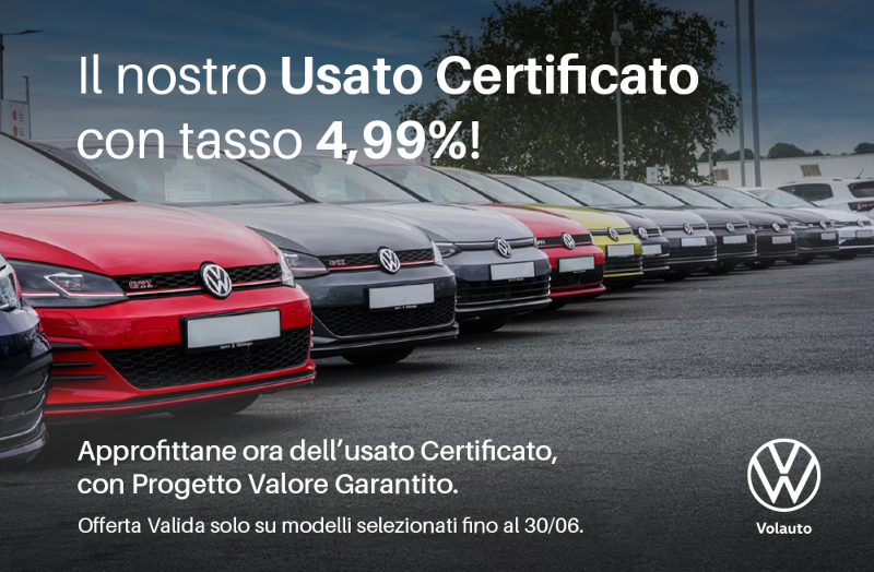GuidiCar - Tan 4,99% Usato Volkswagen Certificato