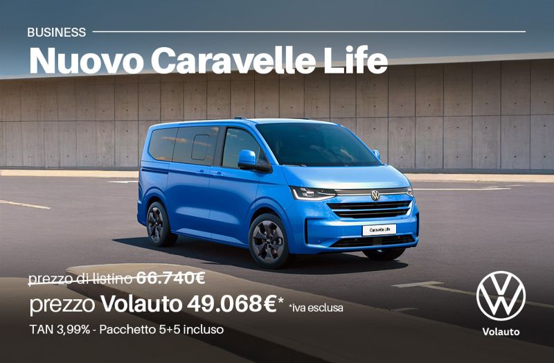 GuidiCar - Promo Volkswagen Caravelle da Volauto