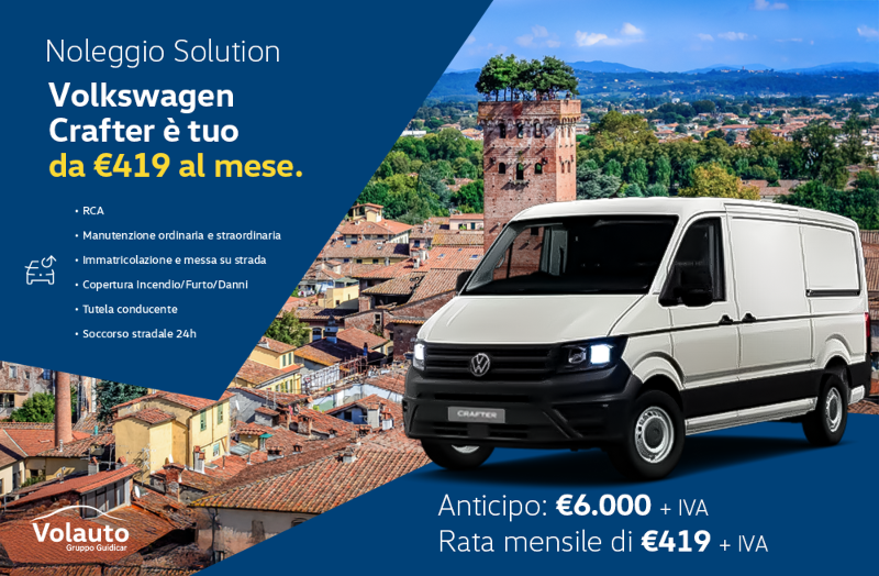 GuidiCar - Noleggio Volkswagen Crafter 