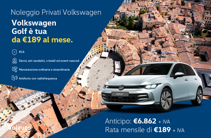 GuidiCar - Vokswagen Golf con Noleggio Privati 