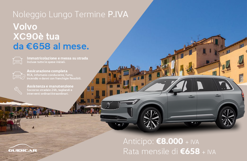 GuidiCar - Noleggio Volvo XC90 P.IVA